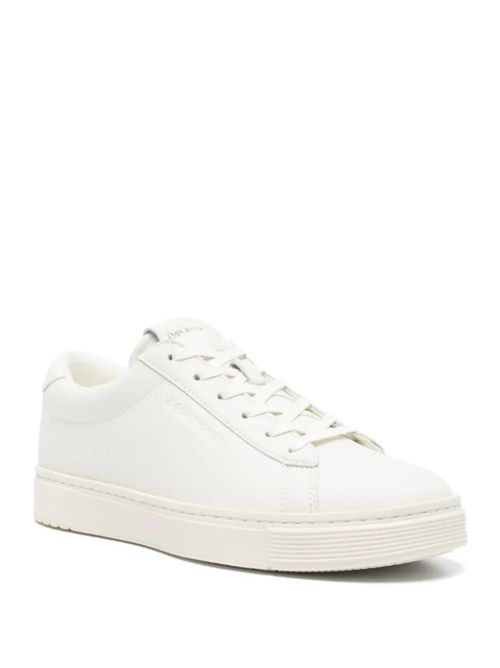 LEATHER SNEAKERS EMPORIO ARMANI | EM004783.AF20004U0003 OFF WHITE